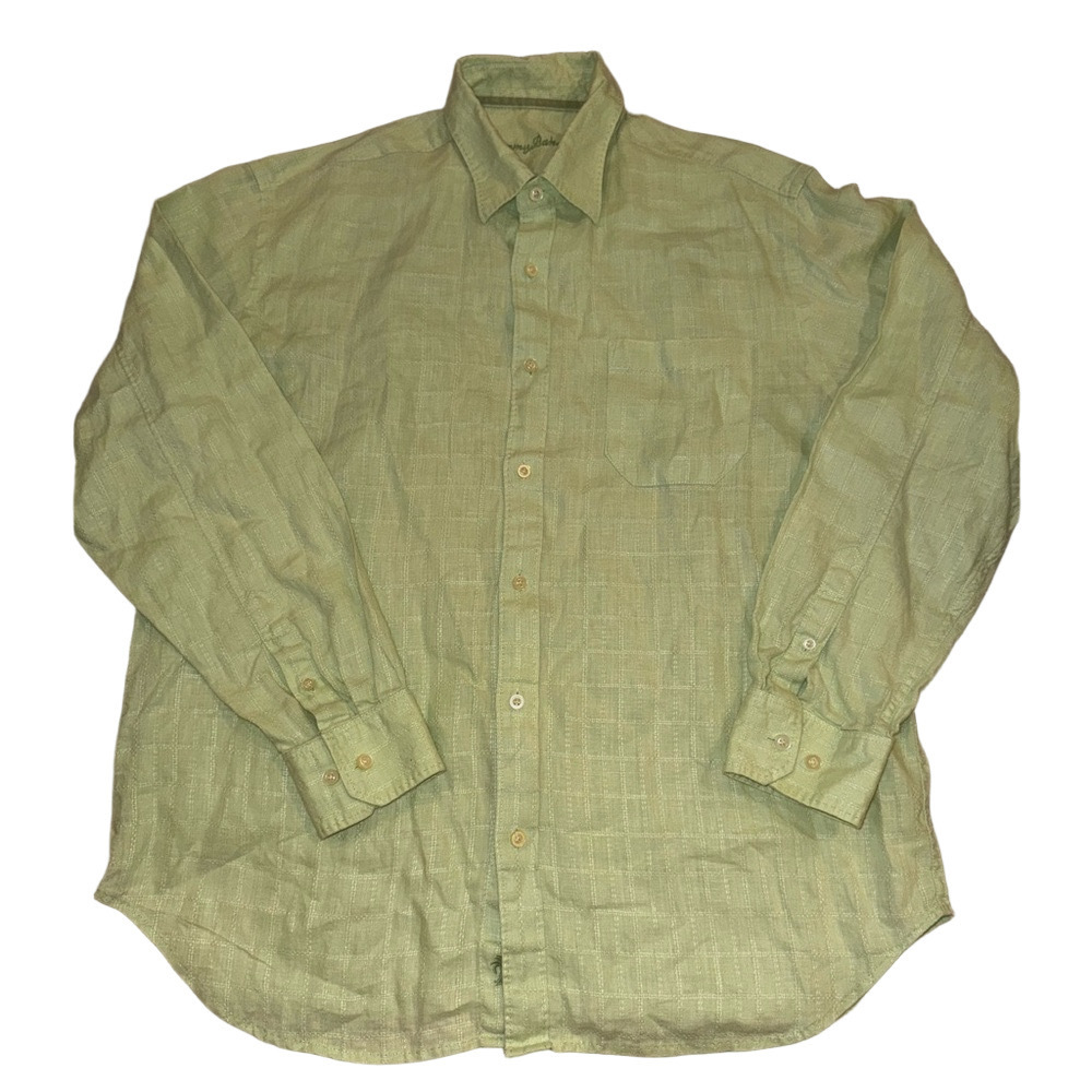 Tommy Bahama mint green button up long sleeve